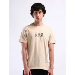 Flying Machine Men Typography Printed Raw Edge T-shirt-picture-24