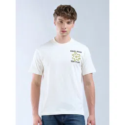 Flying Machine Men Typography Printed Round Neck Cotton Relaxed Fit T-shirt-picture-12