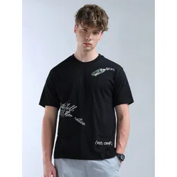 Flying Machine Men Typography Printed T-shirt-picture-29