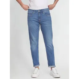 Flying Machine Mid Rise Slash Slim Tapered Fit Jeans-picture-21