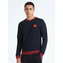 Flying Machine Pure Cotton Pullover Sweatshirt-picture-19