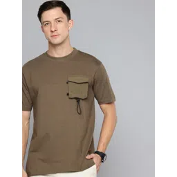 Flying Machine Pure Cotton Relaxed Fit T-shirt-picture-34