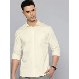 Flying Machine Pure Cotton Slim Fit Opaque Casual Shirt-picture-20