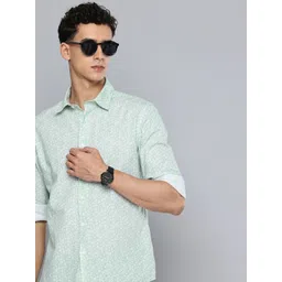 Flying Machine Pure Cotton Slim Fit Tropical Printed Casual Shirt-picture-33