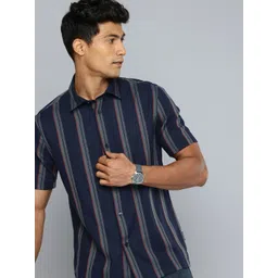 Flying Machine Pure Cotton Striped Casual Shirt-picture-15