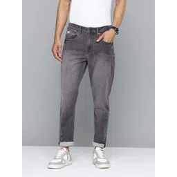 Flying Machine Relaxed Tapered High-Rise Light Fade Jeans-picture-10