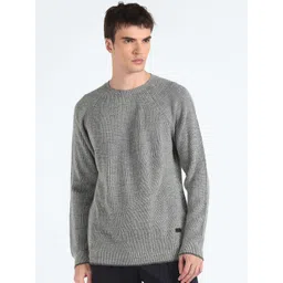 Flying Machine Ribbed Acrylic Pullover Sweater-picture-32