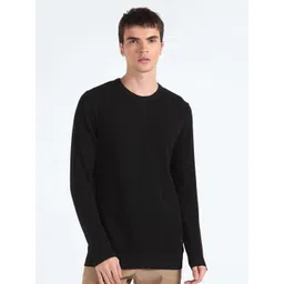 Flying Machine Round Neck Long Sleeves Pure Cotton Pullover Sweater-picture-28