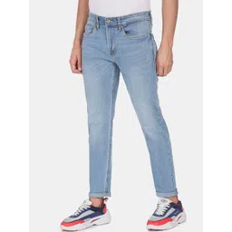 Flying Machine Slash Slim Tapered Fit Stone Wash Jeans-picture-32