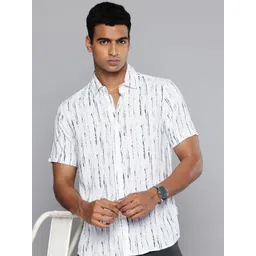 Flying Machine Slim Fit Abstract Printed Casual Shirt-picture-17