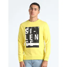 Flying Machine Typography Printed Pure Cotton Pullover Sweatshirt-picture-25