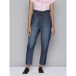 Flying Machine Women Blue Slim Fit High-Rise Light Fade Pure Cotton Stretchable Jeans-picture-16