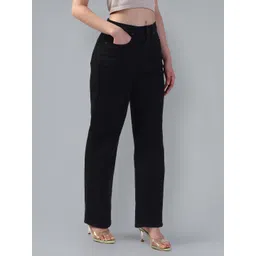 Flying Machine Women Straight Fit High-Rise Stretchable Cotton Jeans-image-27