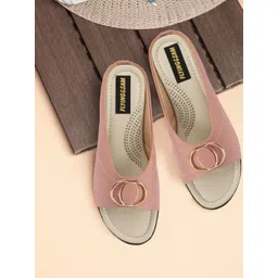 FLYING&SAM Women Embellished Ethnic Open Toe Flats-picture-36