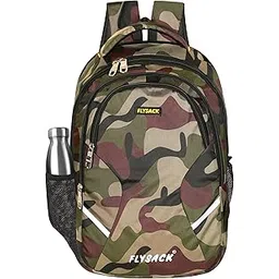 flysack 40 Litres Large Laptop Backpack Army Military And Jungle Design School College Travel Bag Office Bag For Unisex (Multicolor)-picture-38