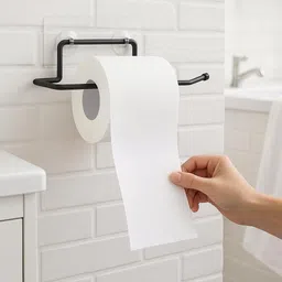 flyvill Modern Wall-Mounted Toilet Paper Holder Cast Iron Toilet Paper Holder-picture-22