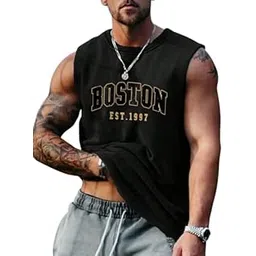 fn3 Cotton Blend Printed and Solid Vest for Men || Men's Printed Tank Top Regular fit-picture-34