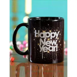 FNP Black Ceramic Happy New Year Mug (325ml)-picture-38