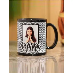 FNP Black Ceramic Personalised Birthday Mug (325ml)-picture-39