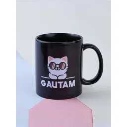 FNP Black Ceramic Personalised Name Mugs (325ml)-picture-22