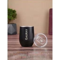 FNP Black Stainless Steel Personalised Double Walled Mug (325ml)-picture-16