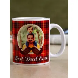 FNP Multicolor Ceramic Personalised Best Dad Ever Mug (325 ml)-picture-26