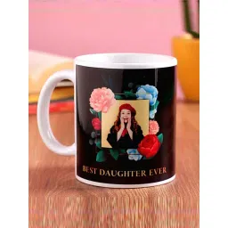 FNP Multicolor Ceramic Personalised Best Daughter Ever Mug (325ml)-picture-11