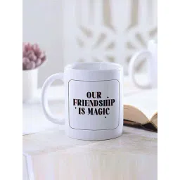 FNP Multicolor Ceramic Personalised Friendship Is Magic Photo Mug (325ml)-image-37