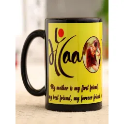 FNP Multicolor Ceramic Printed Mother Best Friend Personalised Mug (325 ml)-picture-10