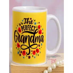 FNP Multicolor Ceramic Printed The Perfect Grandma Printed Mug (325 ml)-picture-33