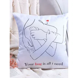 fnp White & Black Microfibre Pre-Filled Cushion-picture-22