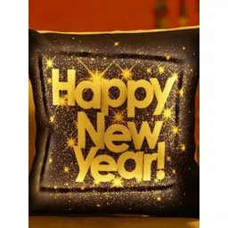 fnp White & Black Printed Square Cushions-picture-28