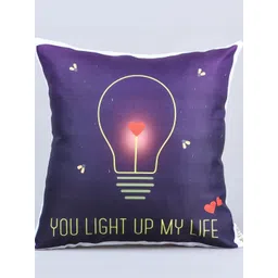 fnp White & Purple Printed Pre Filled Cushions-picture-10