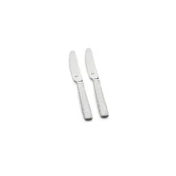 FnS Madrid Silver Stainless Steel Dinner Knife - Set of 2-picture-40