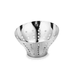 FnS Silver Stainless Steel Large Bread Basket-picture-21