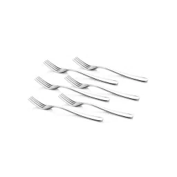 FnS Verona Silver Stainless Steel Dinner Fork - Set of 6-picture-43
