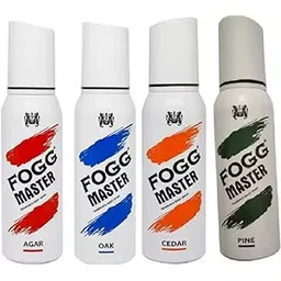 Fogg BODY SPRAY MASTER PINE CADER,OAK,AGAR Deodorant Spray - For Men & Women (480 ml, Pack of 4)-picture-10