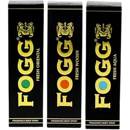 FOGG Men Fresh Deodorant Spray Oriental, Woody And Aqua Black Series , 120Ml (Set Of 3), Pack Of 1-picture-41