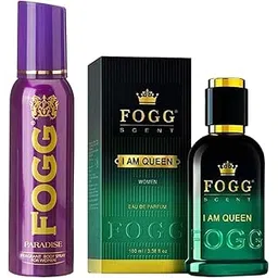 FOGG Women I Am Queen Fresh Scent, 100Ml And Fragrant Body Spray, Paradise, 150Ml-picture-23