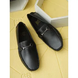 FOGGY Men Horsebit Loafers with Buckles-picture-28