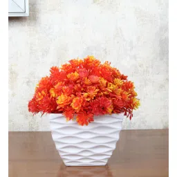 foliyaj Multicolour Plastic & Polyester Artificial Plant With Pot-picture-22