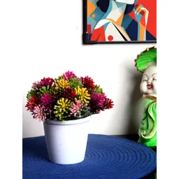 FOLIYAJ Purple 1 Pieces Artificial Plant With Pot-picture-15