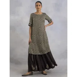Folksong By W Green Printed Straight Kurta-image-9