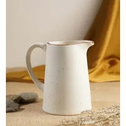 folkstorys Chalk 1.5 Ltrs White Ceramic Water Jug-picture-15