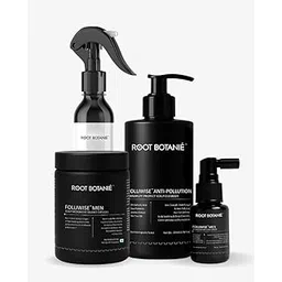 FOLLIWISE Ultimate Hair Growth Combo for Men | Anti-Pollution Cleanser Shampoo, Advanced Hair Vital Serum & Microbiome Balance Capsules | Fights DHT, Hair Fall, Scalp Damage | 3-in-1 Solution-picture-24