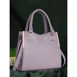 FOMMIL Women Solid Structured Handheld Bag-picture-21