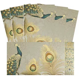 fonsie Mor pankh cash envelopes for wedding gifting money, baby shower gift,shagun 10pc Envelopes-picture-26