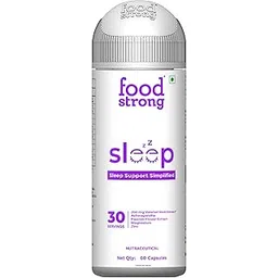 Foodstrong Sleep Capsules | Supports Better Sleep | Valerian Root, Ashwagandha, Passion Flower, Magnesium & Zinc | Sleep Aid - 60 Capsules | 30 Servings-picture-30