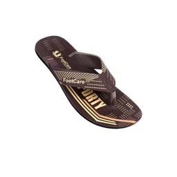 FOOT CARE Men Brown PU Sandals-picture-20