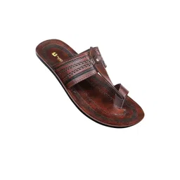 FOOT CARE Men Brown Slip-On Comfort Sandals-picture-22